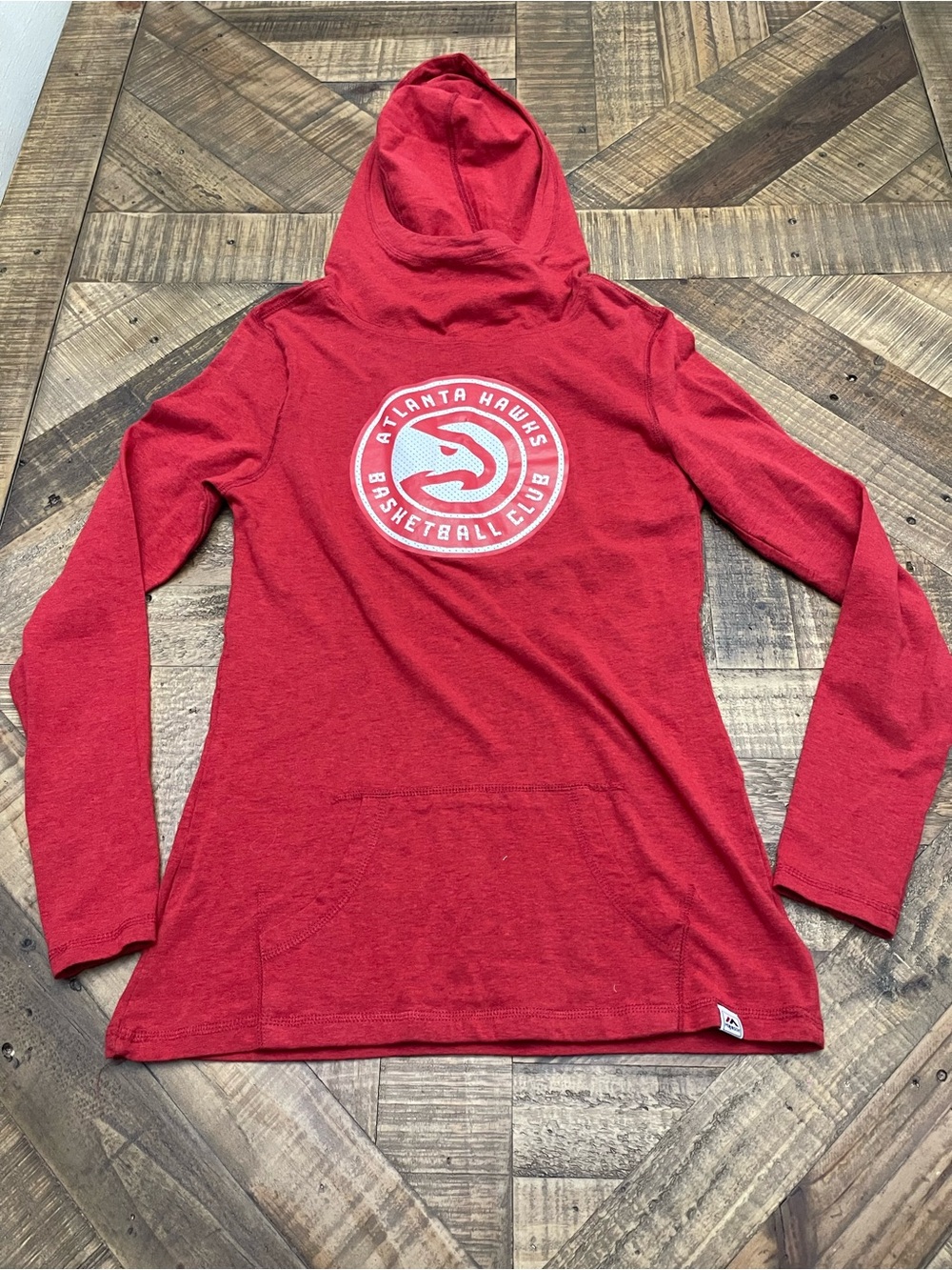 Majestic Fan Fashion Atlanta Hawks Women's Lightweight Pullover Hoodie - L